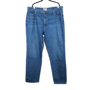 LL Bean Double L Jeans Classic Fit Straight Leg Dark Wash Size 44x34